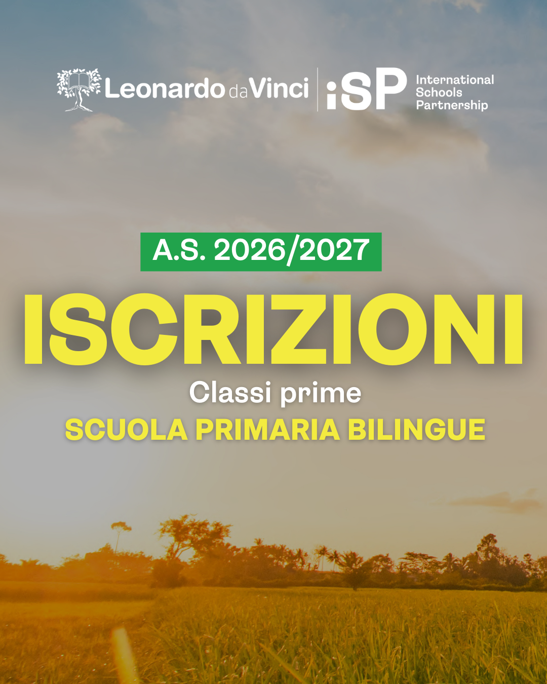 Iscrizioni aperte per la Scuola Primaria Bilingue Leonardo da Vinci